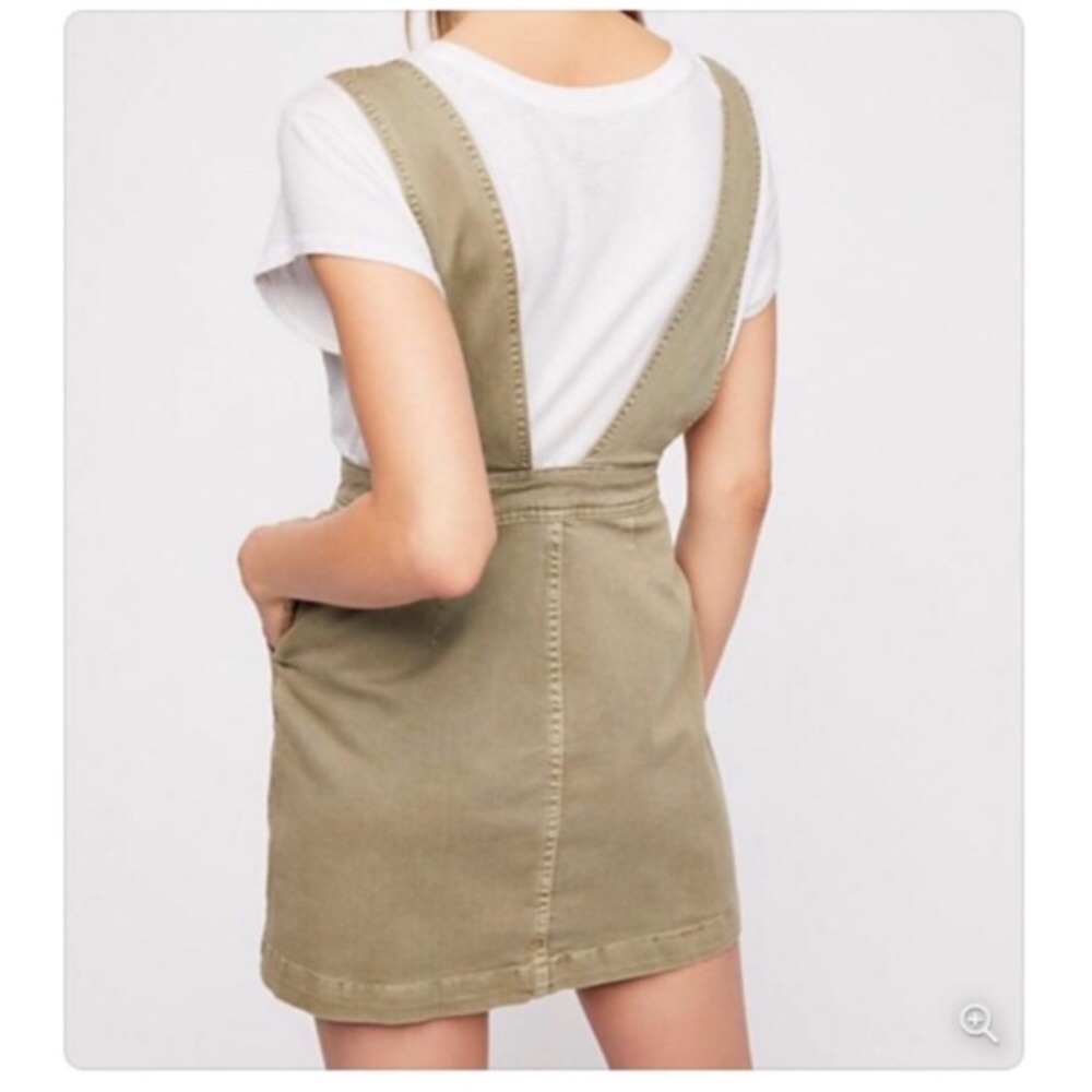 Free People Mallory Jumper in Olive Size 2 - Picture 2 of 8